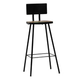 Bar Chairs 2 pcs Solid Reclaimed Wood 245392