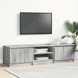 TV Cabinet Grey Sonoma 140x40x35.5 cm Engineered Wood 815358