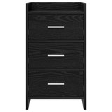 Bedside Tables Black Oak 40 x 36 x 70 cm Engineered Wood 8011028