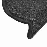 Stair Mat Set of 30 Anthracite 100% PP tufted 56x17 cm Non-slip 3365733
