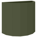 Planter Olive Green 60 x 30 x 50 cm Steel 883720