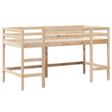 Loft Bed with Ladder and Roof without Mattress 90x200 cm 3282070