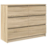Sideboard Sonoma Oak 100x35x76 cm Engineered Wood 3328500