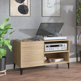 Record Cabinet Sonoma Oak 84.5x38x48 cm Engineered Wood 831952