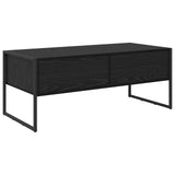Coffee Table Black Oak 100 x 46 x 40 cm Engineered Wood 886444