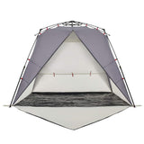 Beach Tent 4-Person Grey Quick Release Waterproof 4005307