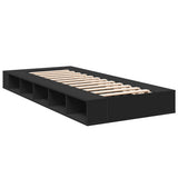 Bed Frame without Mattress Black 100x200 cm 3280511