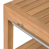 Bathroom Vanity Cabinet Solid Teak with Sink Marble Cream 3058160