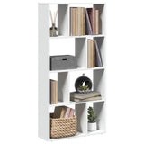 Bookcase White 60x20x120.5 cm Engineered Wood 858147