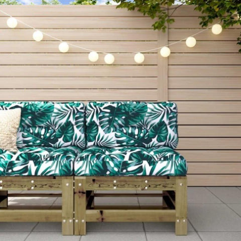 ZNTS Garden Middle Sofa Impregnated Wood Pine 825617