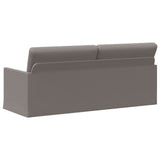 3 Seater Sofa Taupe 190 x 81 x 82 cm Fabric 42041112