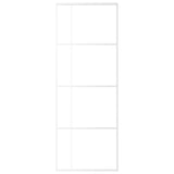 Sliding Door ESG Glass and Aluminium 76x205 cm White 151680