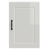 Kitchen Wall Cabinet Porto High Gloss White Engineered Wood 854029