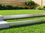 Garden Cover Profile 10 pcs 100 x 10 x 15 cm Galvanised Steel 8012917