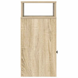 Bedside Cabinets 2 pcs with Drawer Sonoma Oak 25x31x66 cm 858619