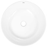 Wash Basin White 44x17 cm Ceramic Round 153342