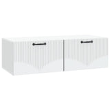 Wall-Mounted TV Cabinet White 98 x 41 x 30 cm Engineered Wood 899035