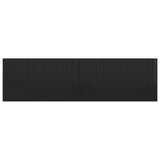 Wall-Mounted Headboard HOORN Black Engineered Wood 897376