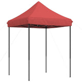 ZNTS Foldable Party Tent Pop-Up Burgundy 200x200x306 cm 4004987