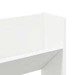 Wall Shoe Cabinet 2 pcs White 80x18x60 cm Engineered Wood 806742