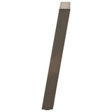 Dining Table Legs U-Shaped 2 pcs Natural Steel 50x cm Steel 4012787