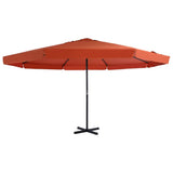 Garden Parasol with Aluminium Pole 500 cm Terracotta 44477