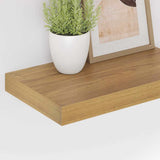 Wall Shelf 4 pcs Brown 40 x 23.5 x 4 cm Engineered Wood 42019943