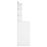 Dressing Table with LED High Gloss White 60x40x140 cm 808834
