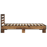 Bed Frame with Headboard Old Wood 80 x 200 cm Engineered Wood 8009103