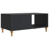 Coffee Table Black 90 x 50 x 40 cm Engineered Wood 894266