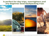 Camping Tent, Family Tent 4-8 Person 2 Room, with Large Mesh Windows, Easy Set Up for Backpacking T3398P348715
