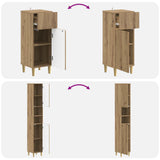 3 Piece Bathroom Cabinet Set ARNHEM Engineered Wood 3417854