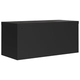 ZNTS File Cabinet Black 90x40x220 cm Steel 3188326