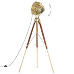 Tripod Floor Lamp Solid Mango Wood 193 cm 286204