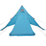Camping Tent Tipi 5-Person Blue Waterproof 4009408
