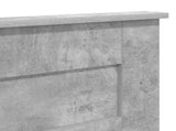 Headboard Concrete Grey Engineered wood 888120