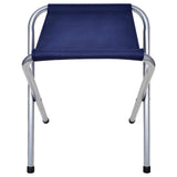 Foldable Camping Table Set with 6 Stools Height Adjustable 180x60cm 41329