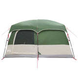 Family Tent with Roof Green 380 x 260 x 190 cm Polyester 42028493