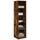 Wardrobe Smoked Oak 50x50x200 cm Engineered Wood 3307715