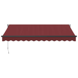 Automatic Retractable Awning Burgundy 350x250 cm 3215309