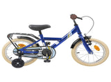 Kids Bike 14 Inches for 3-5 Years Old Dark Blue 42009490