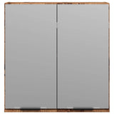 Bathroom Mirror Cabinet Old Wood 64x20x66.5 cm Engineered Wood 856940