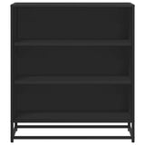 Sideboard Black 68x35x76 cm Engineered Wood and Metal 848974