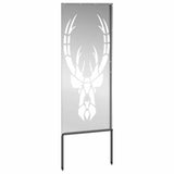 Garden Privacy Screen Silver 50 x 140 cm Galvanised steel 876334