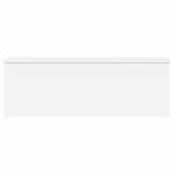 Storage Box White 102x35x35 cm Engineered Wood 840688