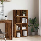 Book Cabinet Old Wood 66x30x130 cm Engineered Wood 855778