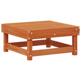 Garden Lounge Set 5 pcs Wax Brown Solid Pine Wood 3418122
