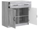 Sideboard Grey Sonoma 66 x 34.5 x 87 cm Engineered Wood 895791