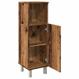 Bathroom Cabinet Old Wood 30x30x95 cm Engineered Wood 856137