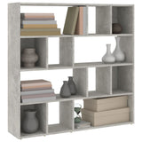 Book Cabinet/Room Divider Concrete Grey 105x24x102 cm 823249